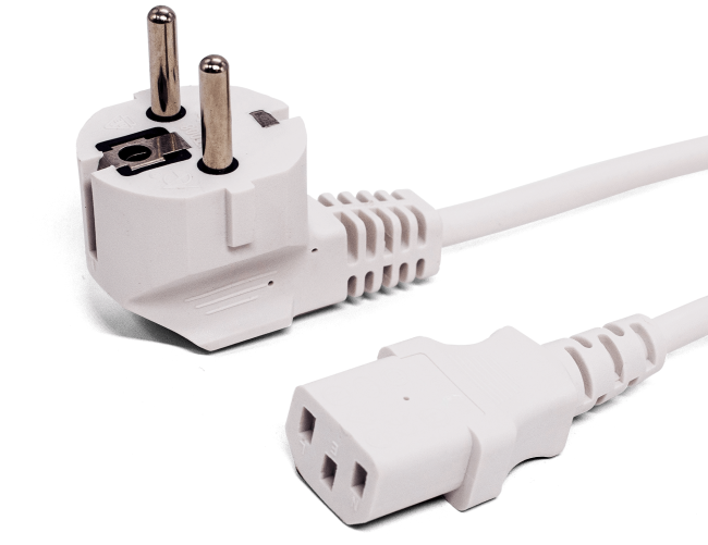 Кабель питания Filum FL-PC10-EU-C13-1.8M-W CEE 7/7- С13, 3х0.75мм?, 220В, 10A, белый, 1.8м Кабель питания Filum FL-PC10-EU-C13-1.8M-W CEE 7/7- С13, 3х0.75мм?, 220В, 10A, белый, 1.8м