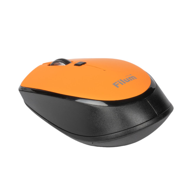 Мышь Wireless Filum FL-MW15-OR оранжевая, 2.4GHz Мышь Wireless Filum FL-MW15-OR оранжевая, 2.4GHz