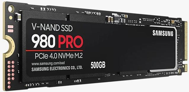 Твердотельный накопитель Samsung MZ-V8P500BW 980 PRO 500GB, M.2, PCIe G4 x4, NVMe