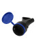 Розетка Filum FL-CS-P-EU-IP44-BL Push-pull 2P+PE 16A 250В IP44 переносная, с защитной крышкой синего цвета