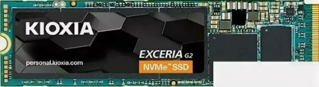 Твердотельный накопитель SSD KIOXIA Exceria G2 500GB M.2 2280,PCI Express 3.0 x4 (NVM