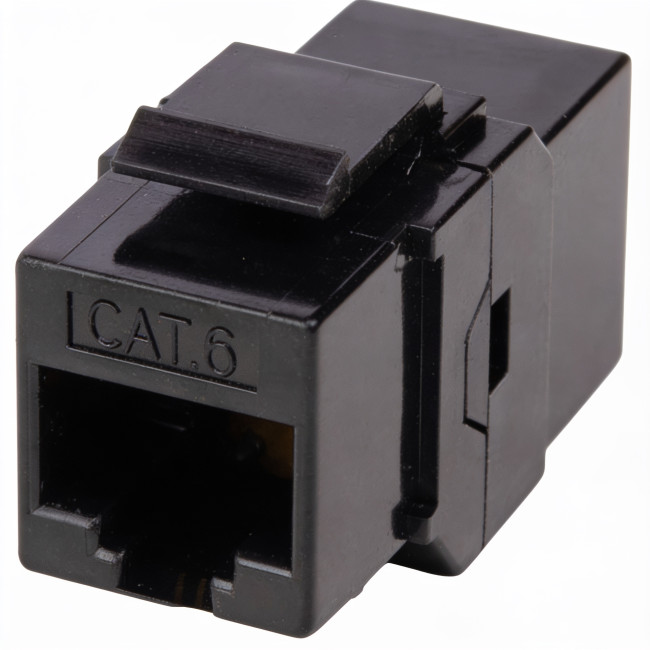 Адаптер проходной Filum FL-KJ-U6-RJ45-RJ45-BK формата Keystone, RJ45-RJ45, Cat 6, неэкранированный, черный Адаптер проходной Filum FL-KJ-U6-RJ45-RJ45-BK формата Keystone, RJ45-RJ45, Cat 6, неэкранированный, черный