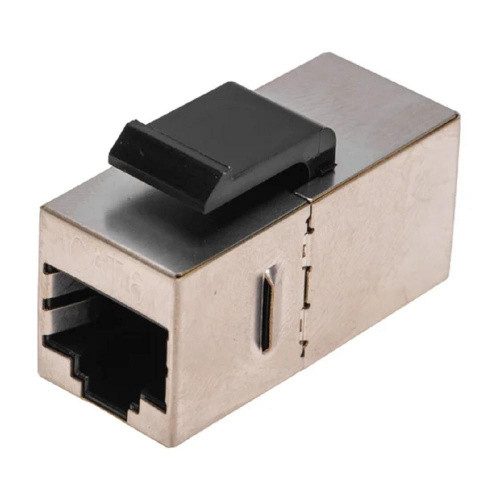 Адаптер проходной Filum FL-KJ-SH5E-RJ45-RJ45-BK формата Keystone, RJ45-RJ45, Cat 5e, экранированный