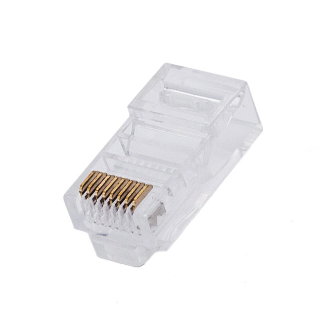 Коннектор Filum FL-PG-U6 Cat 6, UTP, RJ45(8p8c), 50мкд, универсальный, для одножильного и многожильного кабеля, 100 шт Коннектор Filum FL-PG-U6 Cat 6, UTP, RJ45(8p8c), 50мкд, универсальный, для одножильного и многожильного кабеля, 100 шт