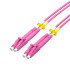 Кабельная сборка Filum FL-IN/OUT-24LC/U(0.5)-24LC/U(0.5)-MM504-3.0-50m-HFFR 24 волокна, LC/UPC-LC/UPC MM50(OM4), длина 50м, вывод 0.5м, буфер 3мм (на