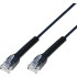 Кабель патч-корд U/UTP 6 кат. 1м Filum FL-U6-C-TPE-AN-1.0M 32AWG, чистая медь, золото 50U", TPE, черный