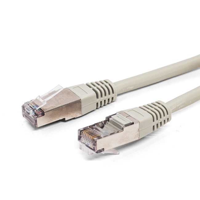 Кабель патч-корд F/UTP 5e кат. 2м Filum FL-F5-2M 26AWG(7x0.16 мм), омедненный алюминий (CCA), PVC, серый