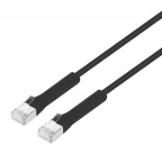 Кабель патч-корд F/UTP 6 кат. 1м Filum FL-F6-C-TPE-AN-1.0M 32AWG, чистая медь, золото 50U", TPE, черный Кабель патч-корд F/UTP 6 кат. 1м Filum FL-F6-C-TPE-AN-1.0M 32AWG, чистая медь, золото 50U", TPE, черный