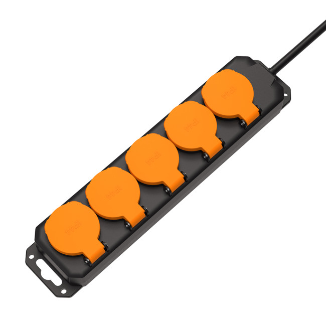 Удлинитель силовой Filum FL-PEC-5SCH-IP44 IP44, 5 розеток Schuko с кабелем 3х1.5 длиной 1.5 м Удлинитель силовой Filum FL-PEC-5SCH-IP44 IP44, 5 розеток Schuko с кабелем 3х1.5 длиной 1.5 м