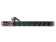 Блок розеток 19", 8 розеток Filum FL-PDU19-8SCH-PS-2MEU (УЦЕНЕННЫЙ) CEE 7/3 (Schuko), 16A, с выключателем, кабель 2 м с вилкой CEE 7/7 Блок розеток 19", 8 розеток Filum FL-PDU19-8SCH-PS-2MEU (УЦЕНЕННЫЙ) CEE 7/3 (Schuko), 16A, с выключателем, кабель 2 м с вилкой CEE 7/7