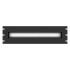 Панель Filum FL-PS-3U-BK с DIN-рейкой 19", 3U, на 22 модуля, цвет черный RAL9005 Панель Filum FL-PS-3U-BK с DIN-рейкой 19", 3U, на 22 модуля, цвет черный RAL9005