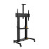 Стойка напольная Filum FL-TVST120 PRO на колесах для телевизора до 100" с изменяемой высотой 950-1580мм, полка для AV, VESA 1000х600мм, до 120кг, усил