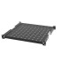 Полка выдвижная Filum FL-RSHE-1U-450-BK 19", 1U, перфорированная, глубина 450 мм, нагрузка 30 кг, черная RAL9005M