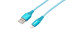 Кабель интерфейсный USB 2.0 Filum FL-CPro-U2-AM-LM-1M-BL1 1 м., синий, 2 А, разъемы: USB A male - Lightning male, пакет.