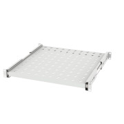 Полка выдвижная Filum FL-RSHE-1U-450-GY 19", 1U, перфорированная, глубина 450 мм, нагрузка 30 кг, серая RAL7035M Полка выдвижная Filum FL-RSHE-1U-450-GY 19", 1U, перфорированная, глубина 450 мм, нагрузка 30 кг, серая RAL7035M