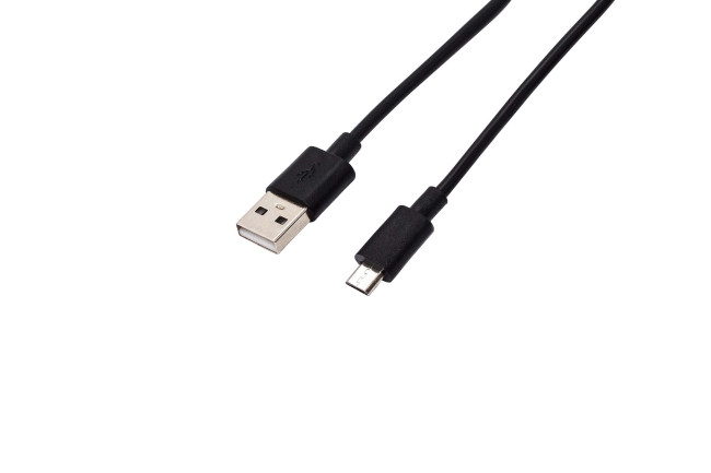 Кабель интерфейсный Filum FL-C-U2-AM-microBM-1M USB 2.0, 1 м., черный, 2A, разъемы: USB A male- USB micro B male, пакет Кабель интерфейсный Filum FL-C-U2-AM-microBM-1M USB 2.0, 1 м., черный, 2A, разъемы: USB A male- USB micro B male, пакет