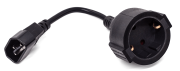Кабель питания Filum FL-APC10-EU-C14-0.15M CEE 7/3- С14, 3х0.75мм?, 220В, 10A, чёрный, 0.15м Кабель питания Filum FL-APC10-EU-C14-0.15M CEE 7/3- С14, 3х0.75мм?, 220В, 10A, чёрный, 0.15м