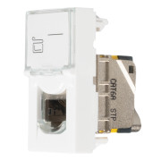 Компьютерная розетка Filum FL-FP114-C6A/10 RJ45, STP, CAT6A, 45х22.5мм (mosaic), toolles, белая, 10 шт в компл. Компьютерная розетка Filum FL-FP114-C6A/10 RJ45, STP, CAT6A, 45х22.5мм (mosaic), toolles, белая, 10 шт в компл.