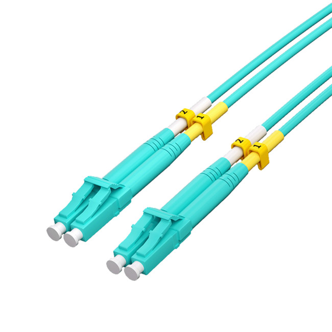 Патч-корд волоконно-оптический Filum FL-FOD-2.0-LC/U-LC/U-MM503-0.5-LSZH-AQ duplex, LC/UPC-LC/UPC, MM (OM3 50/125), LSZH, 0.5м