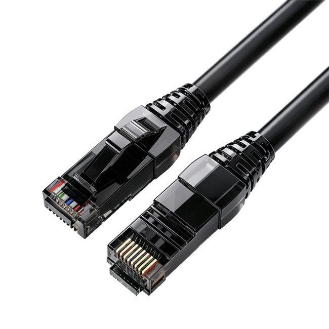 Кабель патч-корд U/UTP 6 кат. 0.5м Filum FL-PC-U6-0.5-LSZH-BK 24AWG (7х0.20 мм), чистая медь, LSZH, черный