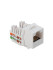 Модуль Keystone RJ45 UTP Filum FL-KJ-U6A-WT-90 Cat 6A, Dual IDC (110/KRONE), 90 градусов, белый