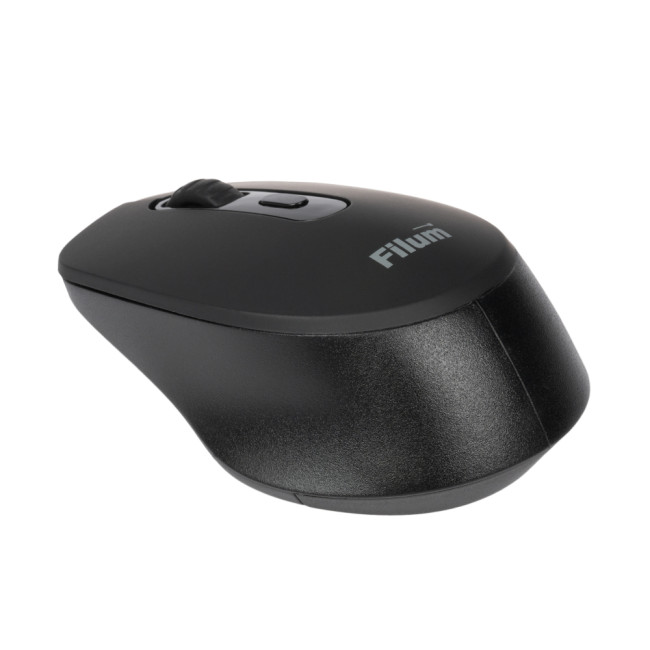 Мышь Wireless Filum FL-MW05-BK оптическая USB 4 кл., DPI: 800/1200/1600, питание АА 1 шт., черная, Windows XP/Vista/7/8/10, MacOS