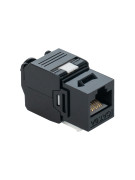 Модуль Keystone RJ45 UTP Filum FL-KJT2-U6A-BK Cat 6A, Toolless, 180 градусов, черный Модуль Keystone RJ45 UTP Filum FL-KJT2-U6A-BK Cat 6A, Toolless, 180 градусов, черный