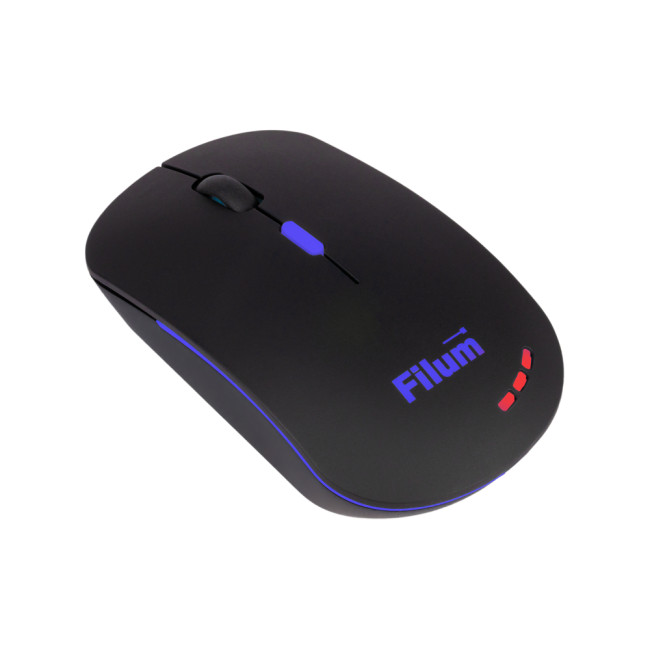 Мышь Wireless Filum FL-MBT25-BK оптическая USB/BT 4 кл., DPI: 800/1200/1600, питание АА 1 шт., черная, Windows XP/Vista/7/8/10, MacOS Мышь Wireless Filum FL-MBT25-BK оптическая USB/BT 4 кл., DPI: 800/1200/1600, питание АА 1 шт., черная, Windows XP/Vista/7/8/10, MacOS